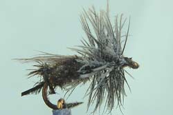 CDC Jaune Hibou Dry Fly 3 Sz12 sans ardillon Truites Mouches pour pêche à la mouche CDC sec 
